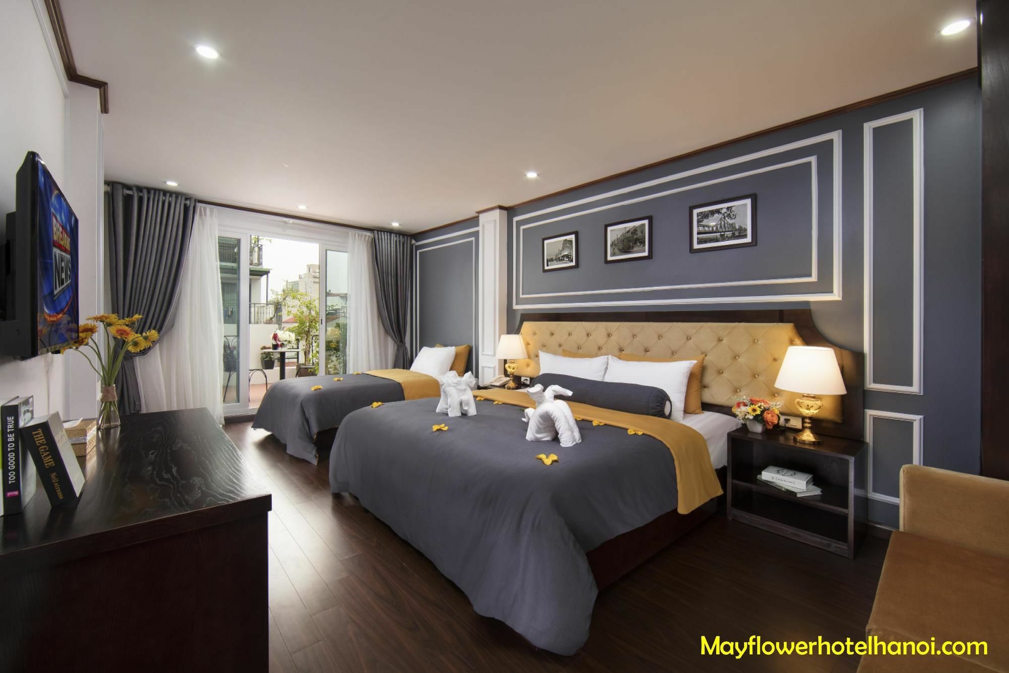 Mayflower Hotel- Central Old Quarter Hanoi Eksteriør billede